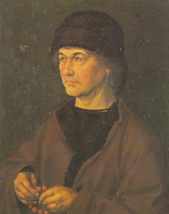 Albrecht Durer Portrait of the Artist's Father_e France oil painting art